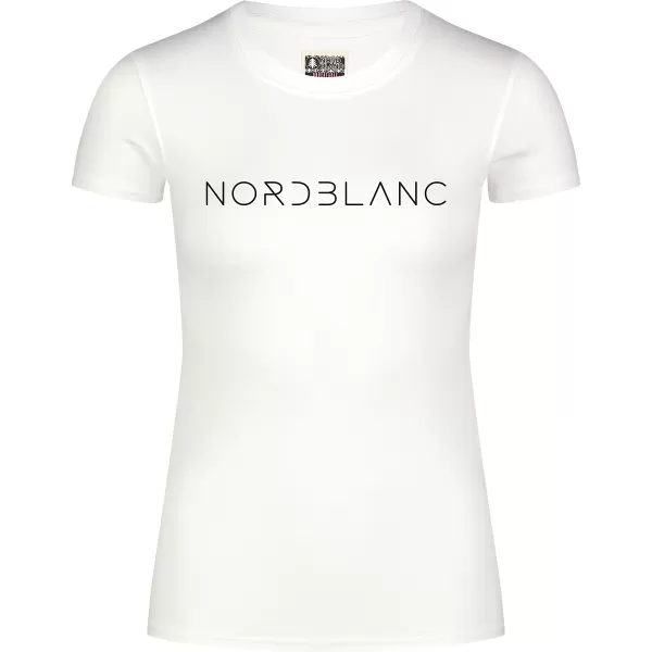  Ženska majica kratkih rukava NORDBLANC GRASS NBSLT8169 BIJELA 