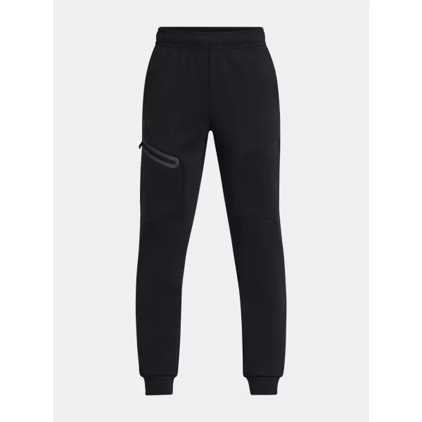  Trenirke za dječake UNDER ARMOUR UA B UNSTOPPABLE FLC JOGGER 1386689-001 CRNA 