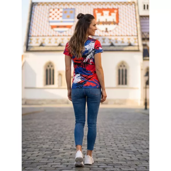  Ženska premium majica ALTISPORT VOJ/ALW036HR/TR01 PRUGE 