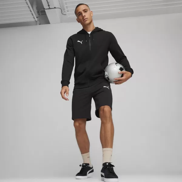  Muški sweatshirt PUMA TEAMGOAL CASUALS HOODED JACK 658595_03 PUMA CRNA/PUMA BIJELA 