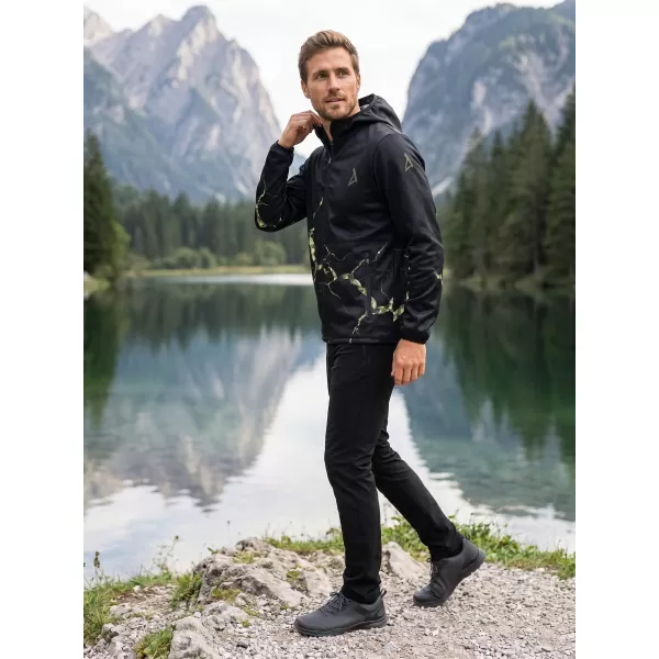  Muška vrhunska softshell jakna ALTISPORT VOJ/ALM129JACK01 CRNAČKI/VOJNIČKI 