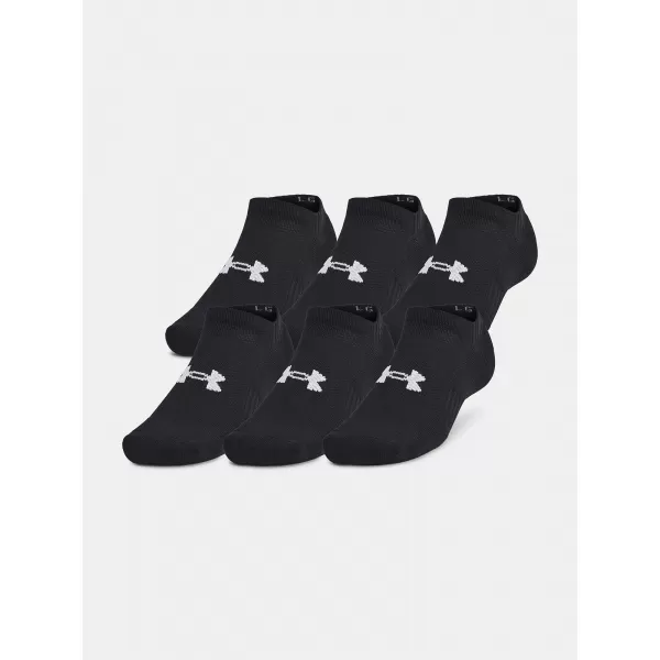  Čarape UNDER ARMOUR UNISEX UA TC NO SHOW (3 PÁRY) 1386313-001 CRNA 