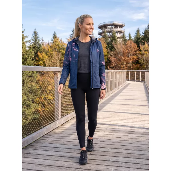  Ženska vrhunska softshell jakna ALTISPORT VOJ/ALW064JACK01 PLAVO RUŽIČASTA 