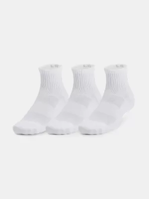 Čarape UNDER ARMOUR UNISEX UA TC QTR (3 PÁRY) 1386372-100 BIJELA