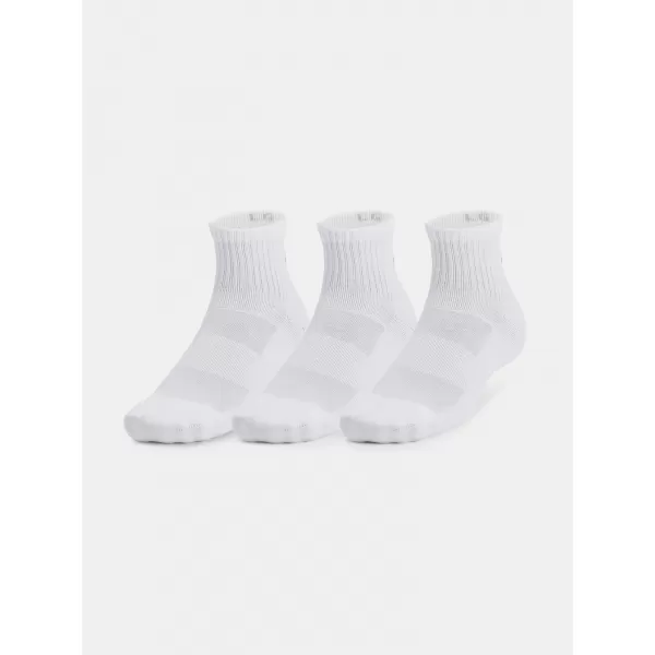  Čarape UNDER ARMOUR UNISEX UA TC QTR (3 PÁRY) 1386372-100 BIJELA 