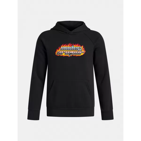 Trenirka za dječake UNDER ARMOUR UA RIVAL FLC FLAMIN WDMRK HD 6003781-001 CRNA 
