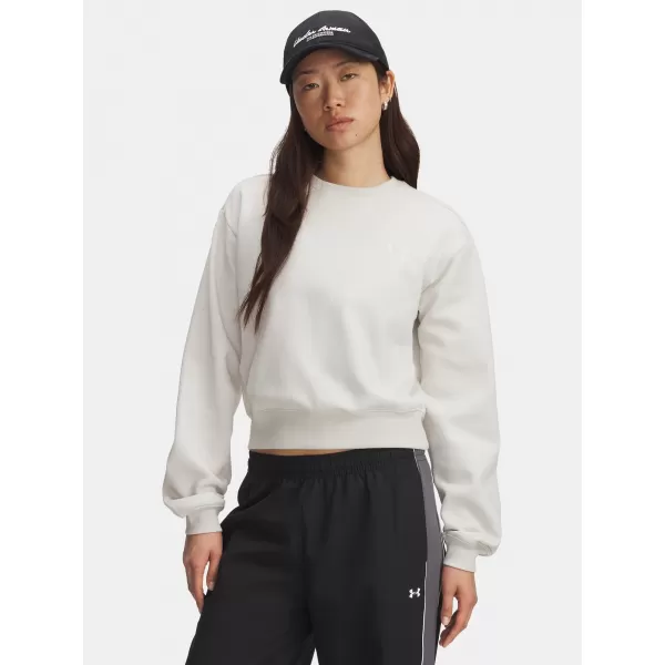  Ženski sweatshirt UNDER ARMOUR UA ICON VIDA FLC CREW BIJELA 