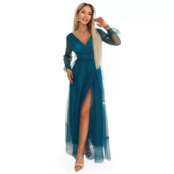 Haljina NUMOCO 664-2 TAMNOZELENE BOJE 