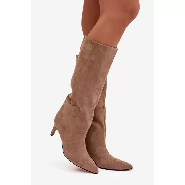  Ženske čizme BOTO JEHLU 40518 BROWN SMEĐA 