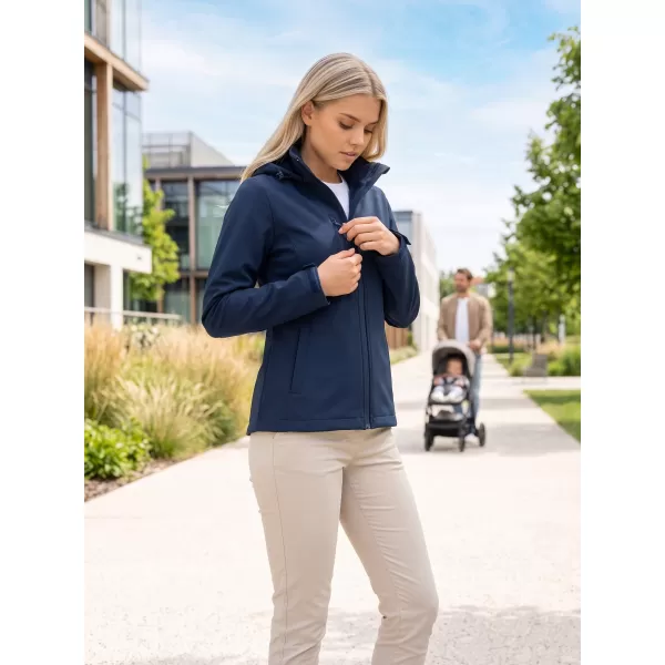  Ženska softshell jakna ALTISPORT NoPrint NP/ALW945 TAMNOPLAVA 