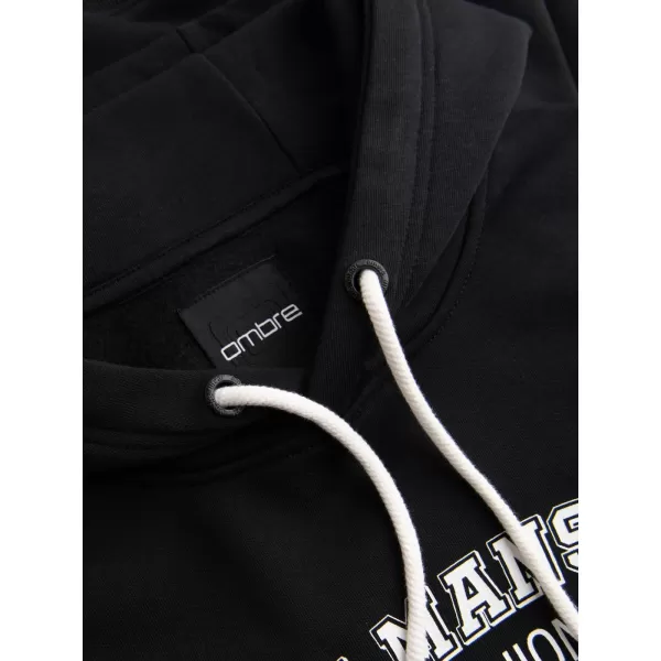  Muški sweatshirt OMBRE B1714 CRNA 
