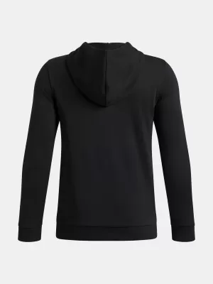 Trenirka za dječake UNDER ARMOUR RIVAL LW 1/4 ZIP HOODIE 6009316-001 CRNA