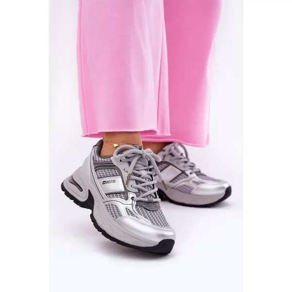  Ženske tenisice BIG STAR RR274A193 GREY Big Star Shoes 