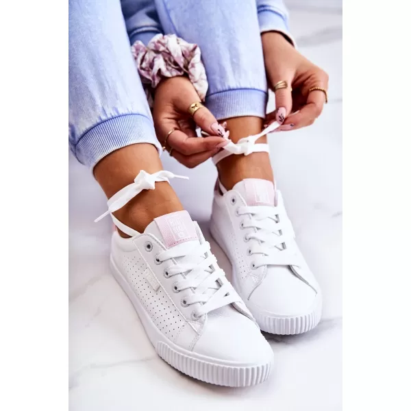  Ženske tenisice BIG STAR HH274073 WHITE/PINK Big Star Shoes 