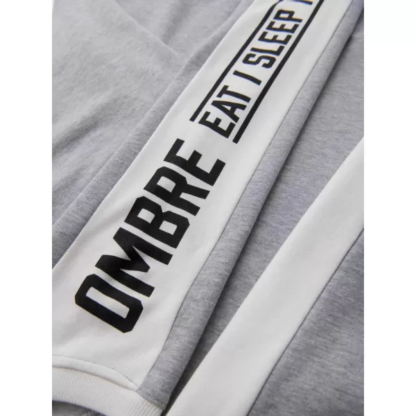  Muški sweatshirt OMBRE OM-SSNZ-0200 SIVI MELANGE 