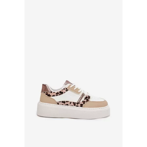  Ženske tenisice BIG STAR SS274357 WHITE/BEIGE Big Star Shoes 