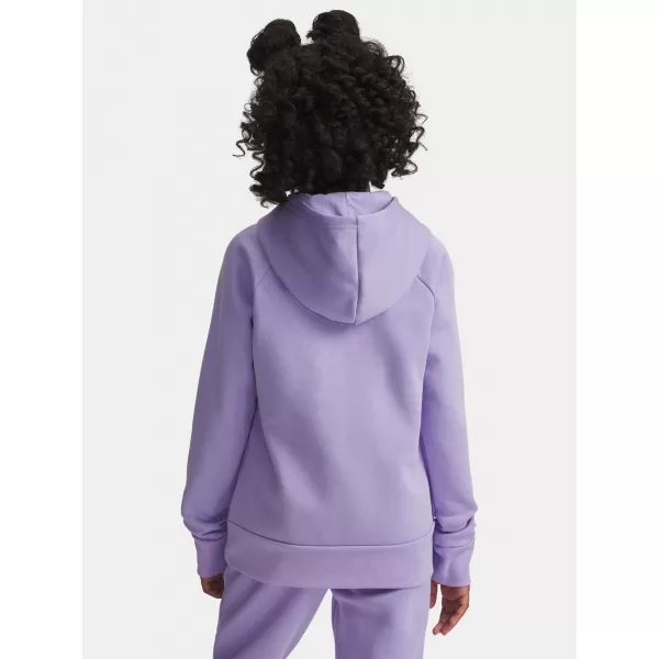  Majica za djevojčice UNDER ARMOUR UA RIVAL FLC SHIMMER HDY 6004118-538 LJUBIČASTA 