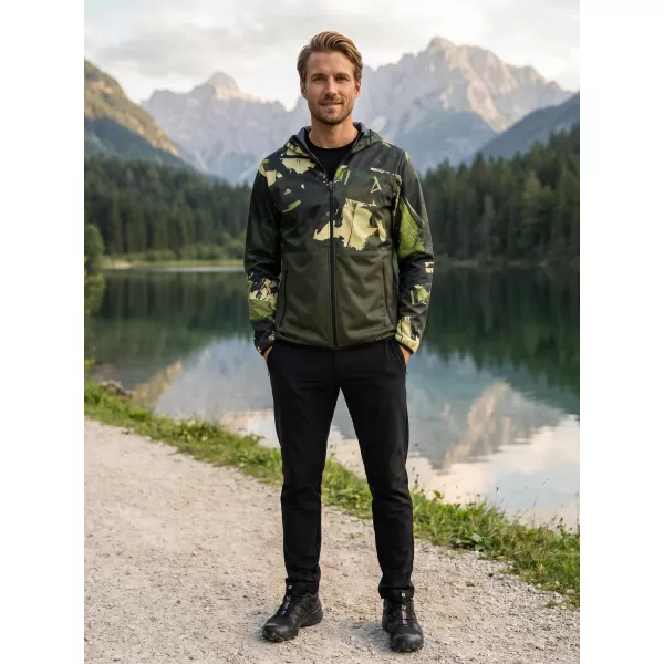  Muška vrhunska softshell jakna ALTISPORT VOJ/ALM125JACK01 MASKA/GRN 