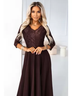 Haljina NUMOCO 309-14 ČOKOLADA