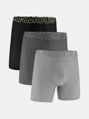 Muške bokserice UNDER ARMOUR UA PERFORMANCE TECH MESH - SOLID 6IN - 1383884-069 TITANIJUM