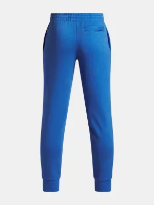 Trenirke za dječake UNDER ARMOUR UA RIVAL FLEECE JOGGERS 1379787-402 PLAVA