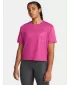 Ženska majica kratkih rukava UNDER ARMOUR VANISH ENERGY EMBOSS CROP SS 1383640-686 RUŽIČASTA