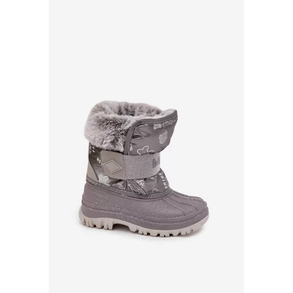  Dječja zimska obuća LEE COOPER LCJ-25-10-3788 SIVA 