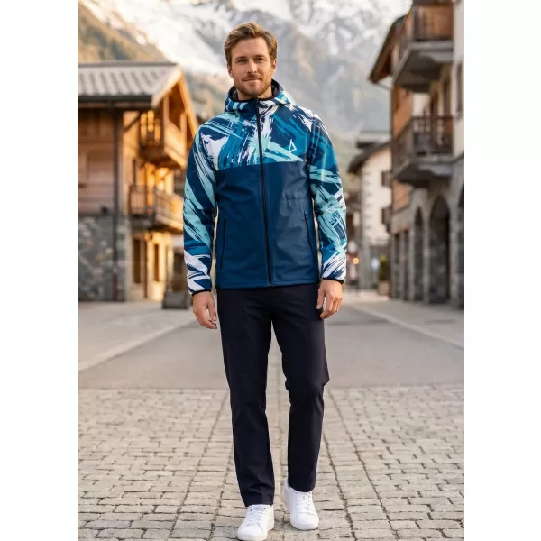  Muška vrhunska softshell jakna ALTISPORT VOJ/ALM039JACK01 TAMNOPLAVA 
