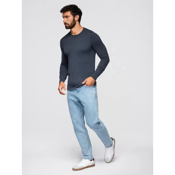  Muški pulover OMBRE OM-SWBS-0106 TAMNOPLAVI MELANGE 