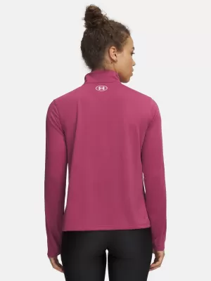 Ženski sweatshirt UNDER ARMOUR UA TECH WM TAPE HALF ZIP 6005100-659 CRVENA