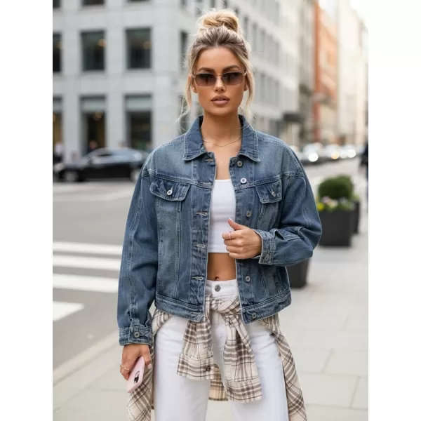  Ženska jakna DSTREET TY5632 PLAVA 