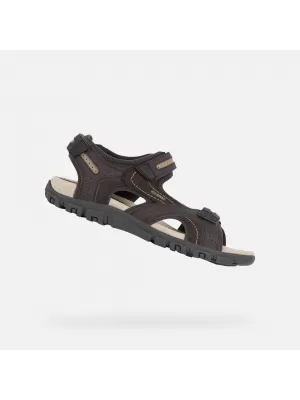 Muške sandale GEOX UOMO SANDAL STRADA G003039 TAMNO SMEĐA