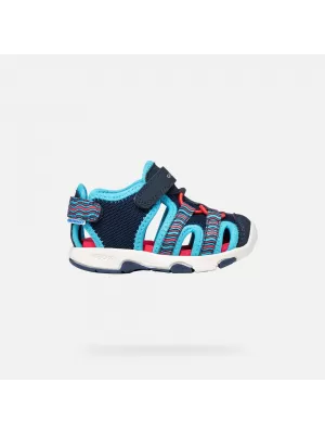 Sandale za dječake GEOX SANDAL MULTY B650FA0CE14CF44D PLAVA