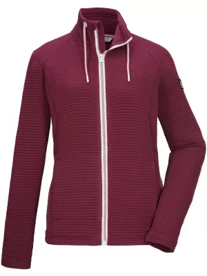 Ženski sweatshirt KILLTEC KOS 12 44007-499 TAMNOCRVENA