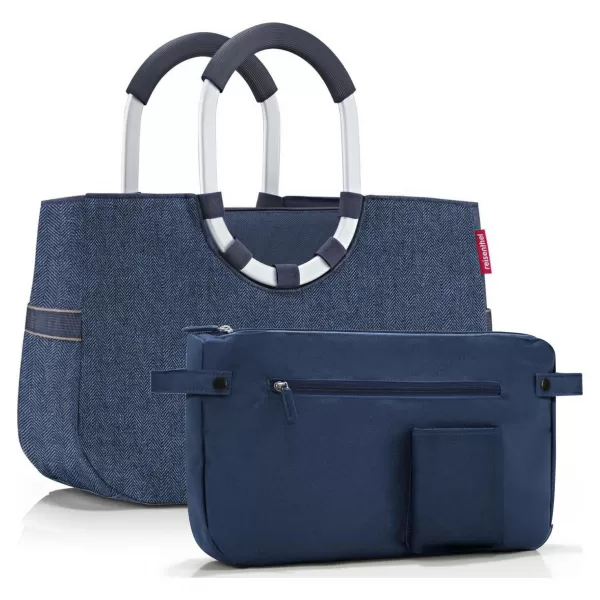  torba REISENTHEL Loopshopper M RIBLJA KOST TAMNOPLAVA 