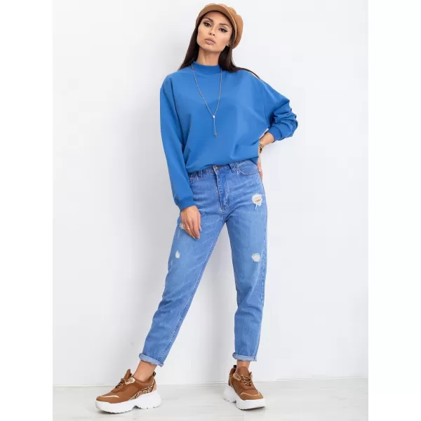 Ženski sweatshirt BASIC FEEL GOOD RV-BL-5185.73P TAMNOPLAVA 