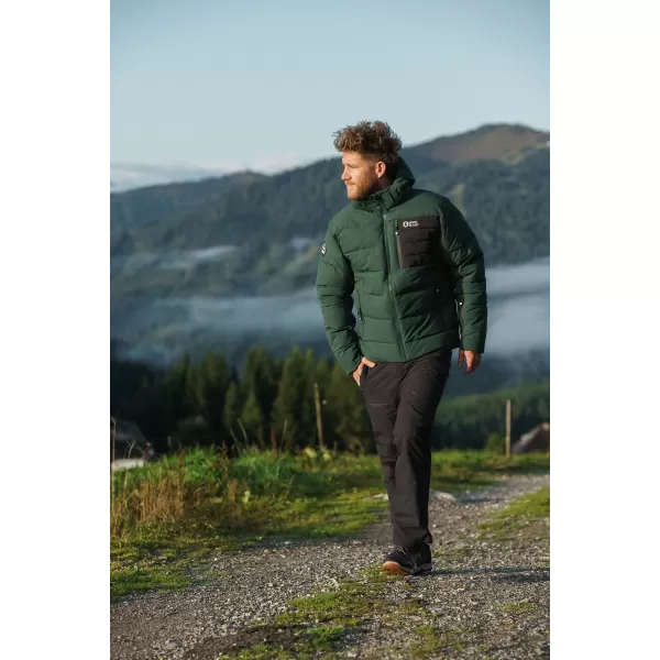  Muška zimska jakna NORDBLANC BRAMBLE NBWJM8258 TAMNO ZELENA 