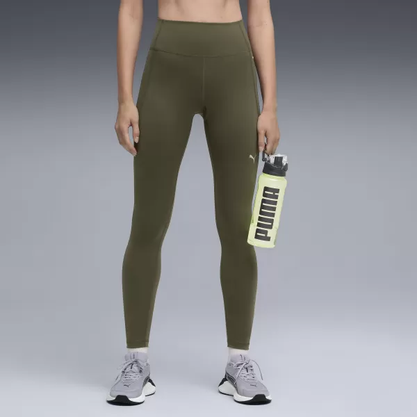  Ženske tajice PUMA W CLOUDSPUN TIGHT - HW FL 527452-70 TAMNOMASLINASTO 