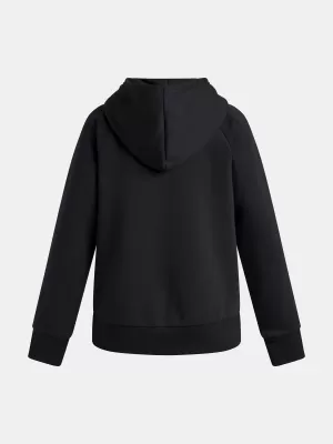Majica za djevojčice UNDER ARMOUR UA RIVAL FLC SHIMMER HDY 6004118-005 CRNA