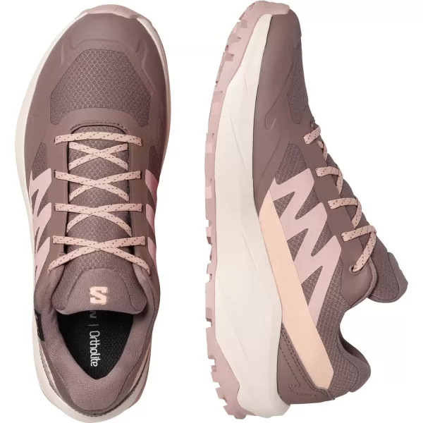 Ženske cipele SALOMON OUTSCAPE GTX W L49145200 ŽELJEZO/SLADOLED OD VANILIJE/KREMA OD BADEMA 