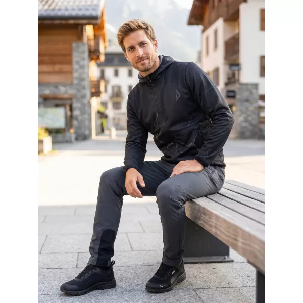  Muška vrhunska softshell jakna ALTISPORT VOJ/ALM129JACK01 CRNO SIVA 