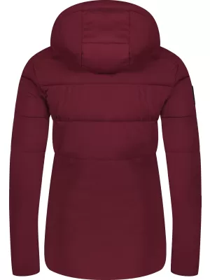 Ženska zimska jakna NORDBLANC KNOLL NBWJL8272 TAMNOCRVENA