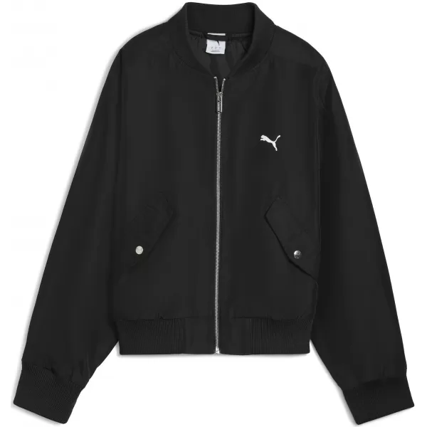  Ženska jakna PUMA T7 SATIN BOMBER JACKET 632168-01 PUMA CRNA 