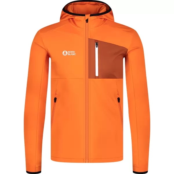  Muški powerfleece duks NORDBLANC BRACKEN NBWFM8286 NARANČASTA 