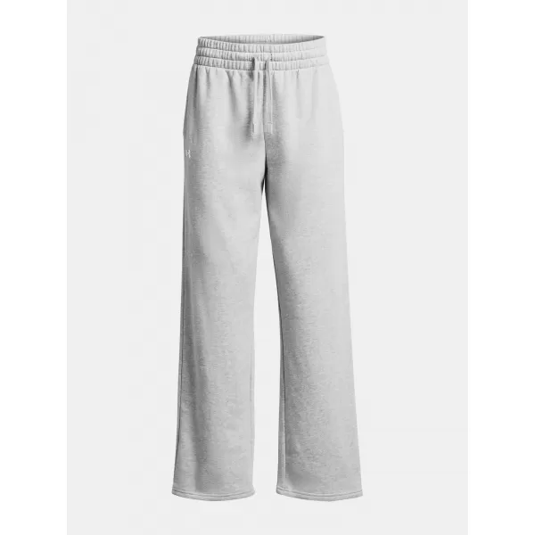  Ženske sportske hlače UNDER ARMOUR UA RIVAL FLC STRAIGHT PANT 1381847-011 SIVA 
