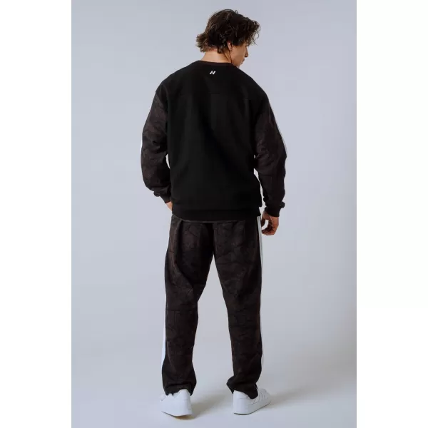  Hoodie s kapuljačom opuštenog kroja POWER 903 DARK BROWN CAMO Nebbia 