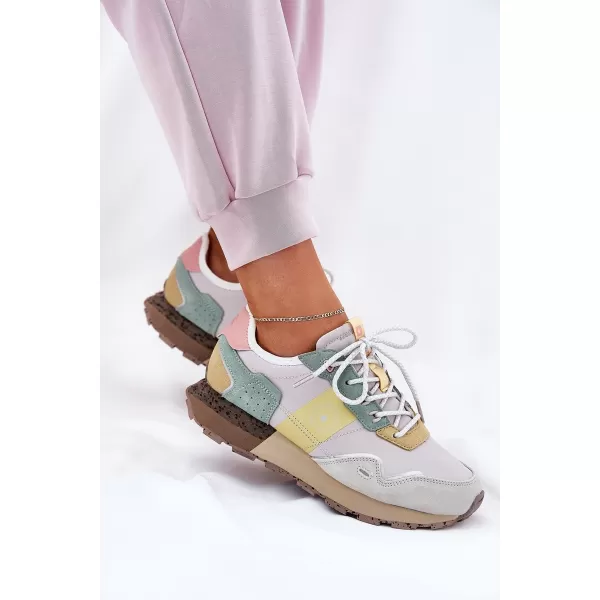  Ženske cipele BIG STAR RR274244 YELLOW/GREY Big Star Shoes 