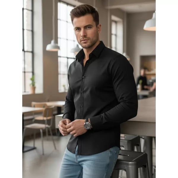  Muška košulja DSTREET DX2538 CRNA 