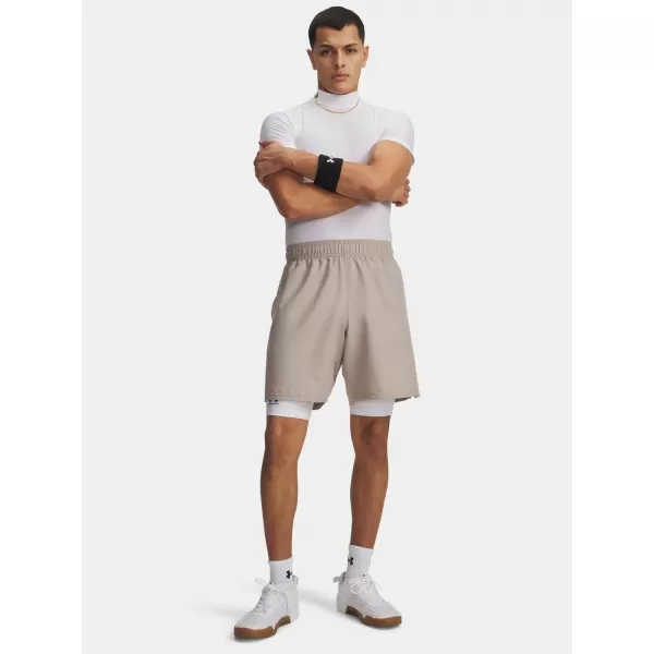  Muške kratke hlače UNDER ARMOUR UA TECH WOVEN WORDMARK SHORT 1383356-203 SMEĐA 