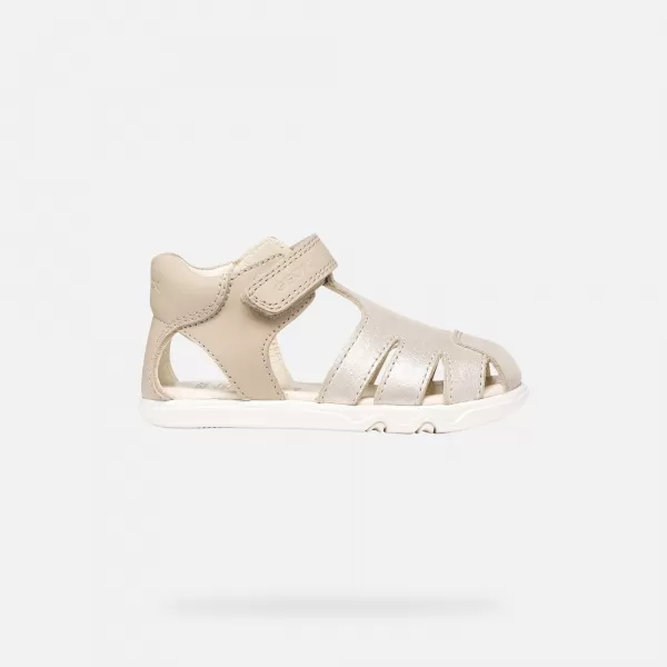  Sandale za djevojčice GEOX SANDAL STEPPIEUP B656QA0CR85C5000 BEŽ 